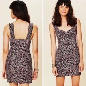 Free People Floral dress thick strap